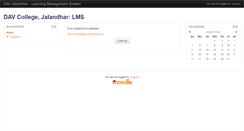 Desktop Screenshot of online.davjalandhar.com