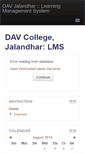 Mobile Screenshot of online.davjalandhar.com